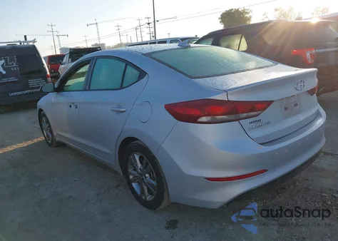 2018 Hyundai Elantra Sel из США, поврежденный, VIN KMHD84LF7JU586056